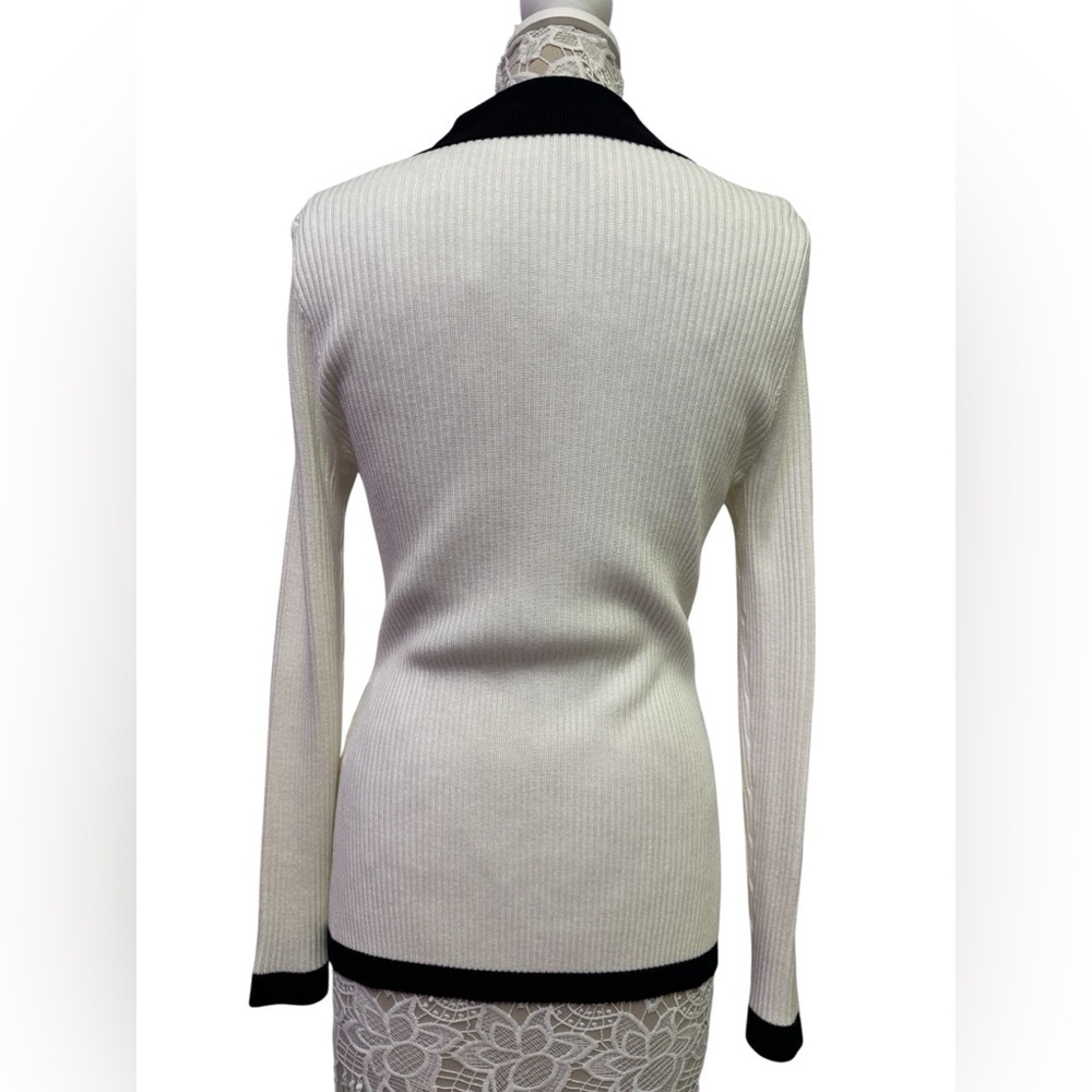 White House Black Market Ribbed Cardigan - Picture 3 of 7